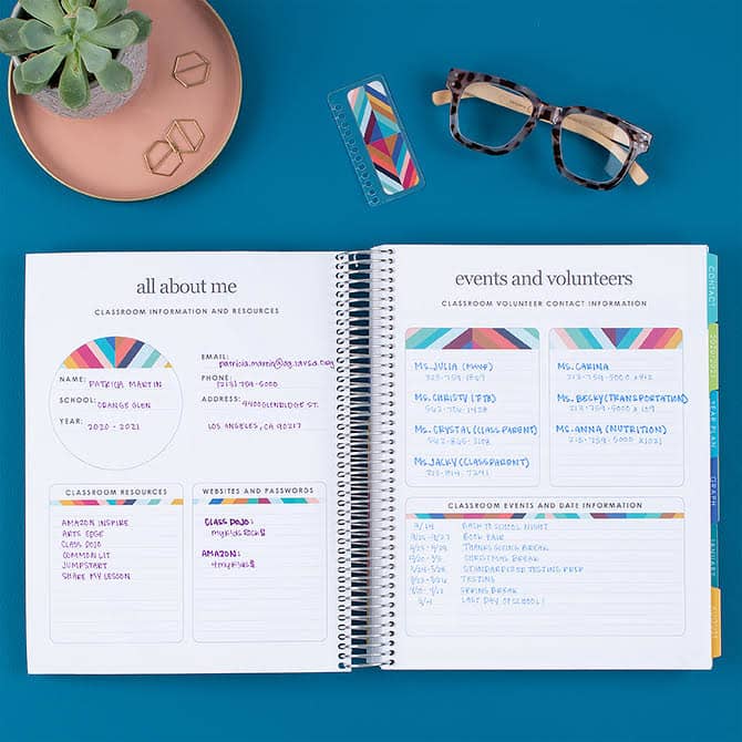 Erin Condren - Teacher Planner - teach.workout.love