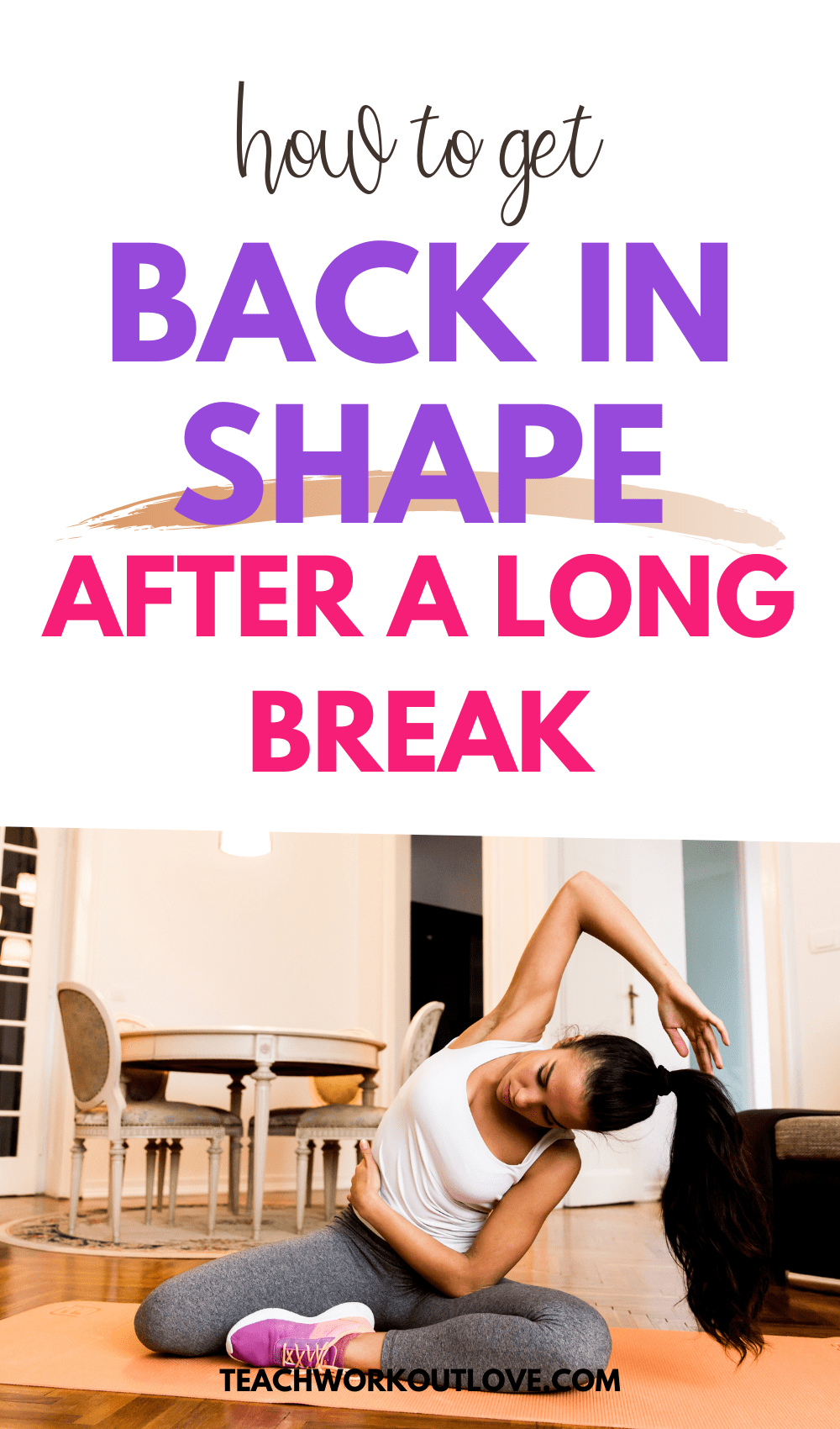 It happens to almost everyone. We get into shape and then take a break. Here's steps you should take if you want to get back in shape after a long break.