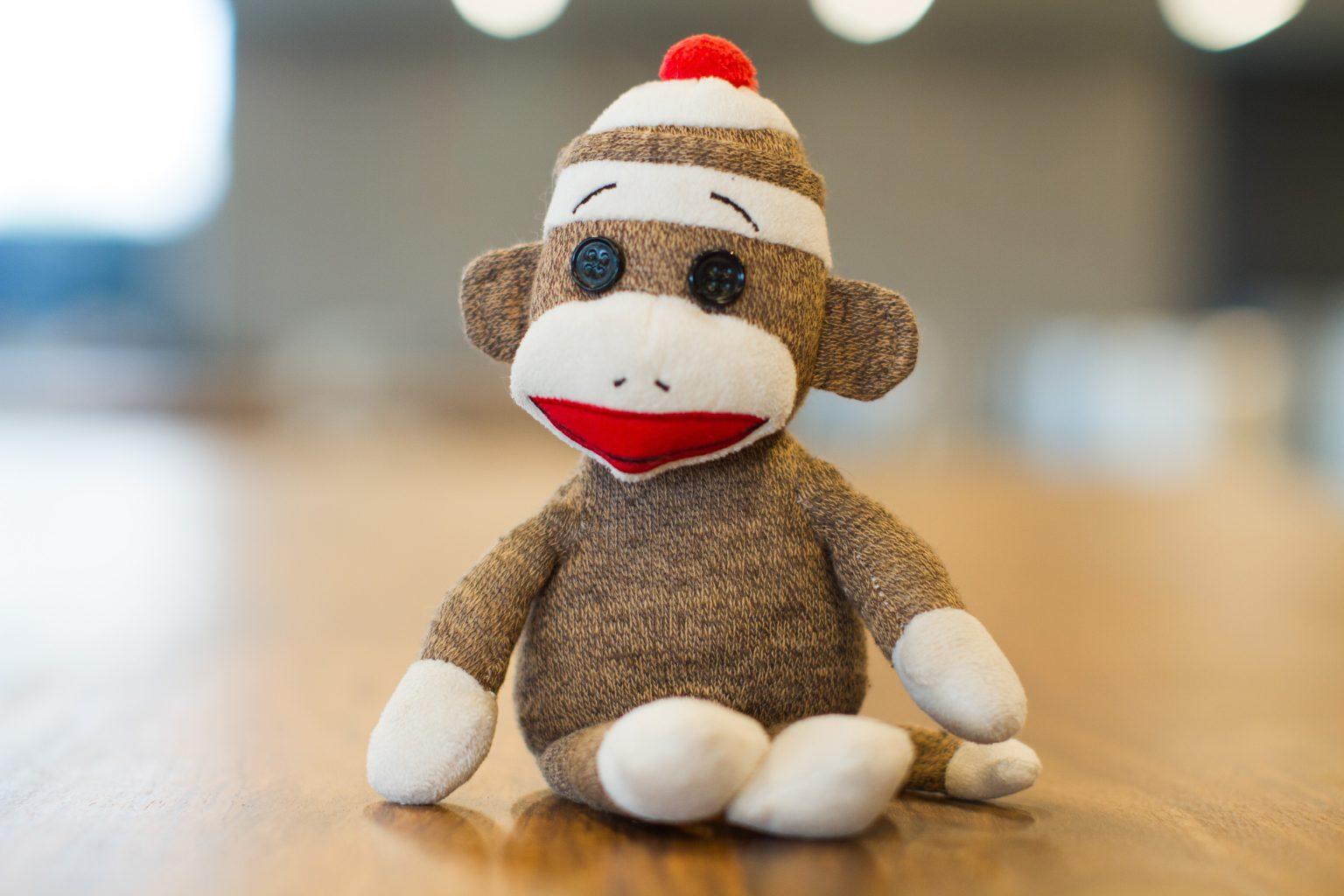 Sock Monkey Stuffed Animal