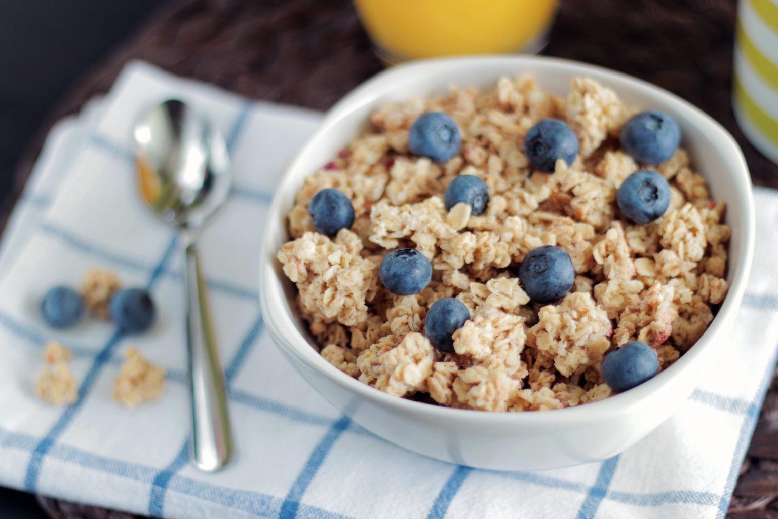 blueberry-bowl-cereal-healthy breakfast ideas
