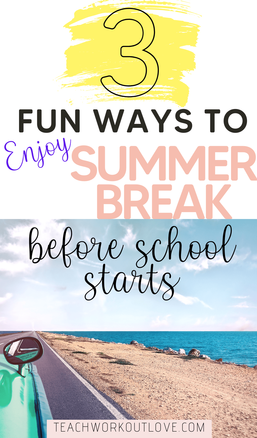 The best way to enjoy the end of summer is finding fun ways to spend with the family. Here's 3 fun ways to enjoy the summer break before back to school.