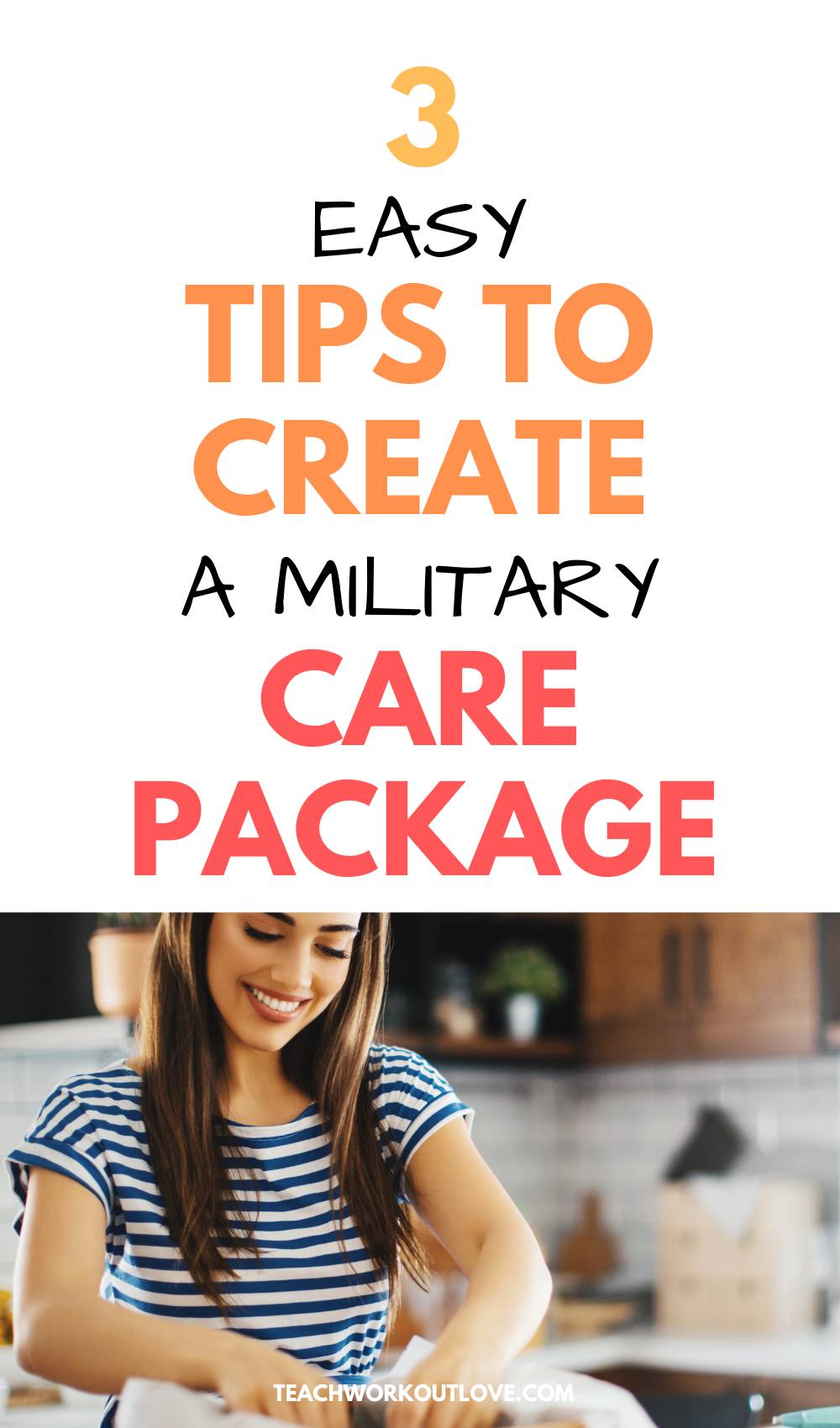 Create a military deployment care package with these three easy tips: plan ahead, be mindful of what you send, and have fun!