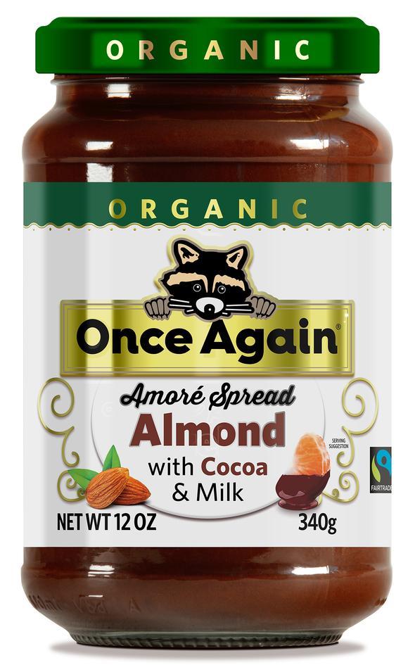 Once Again Amoré Organic Almond Spread 