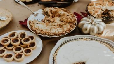 Arrangement at a successful Thanksgiving dinner.