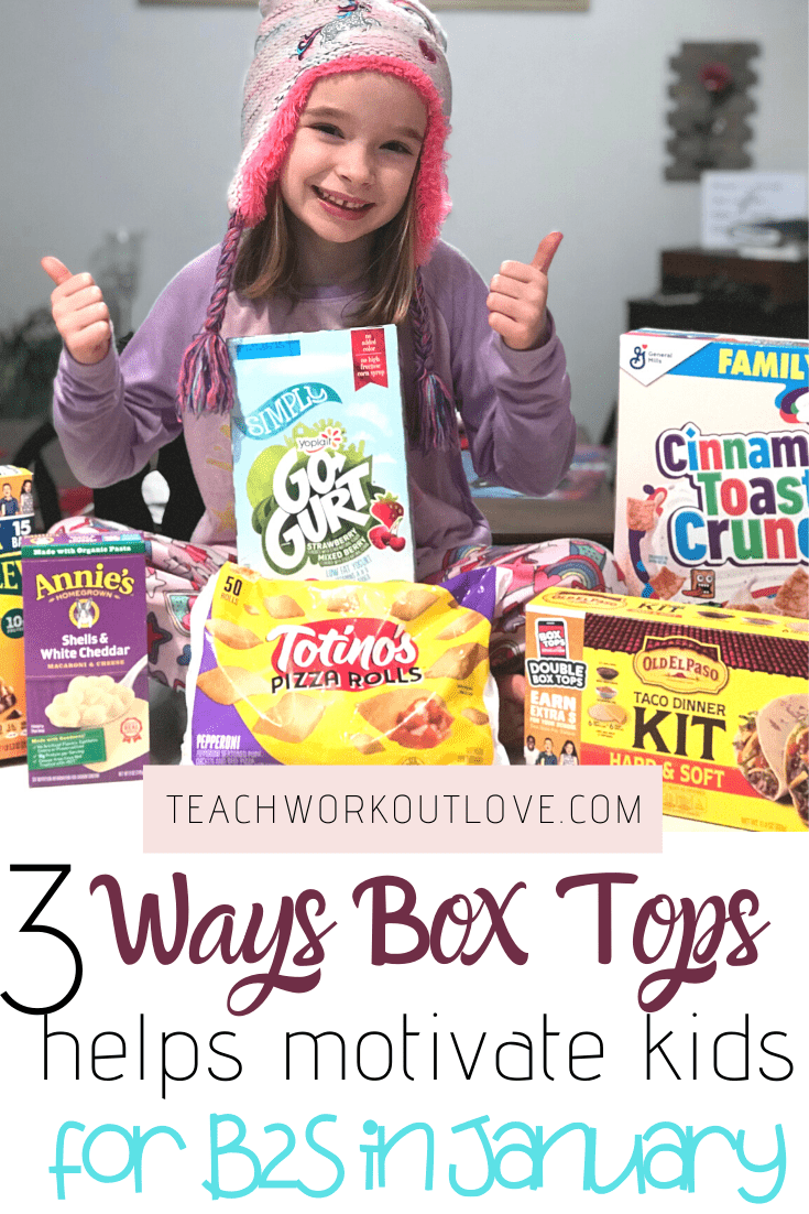 Teachers have it hard when it comes to going back to school after the holidays! We highlighted 3 ways Box Tops for Education motivates children for school! 