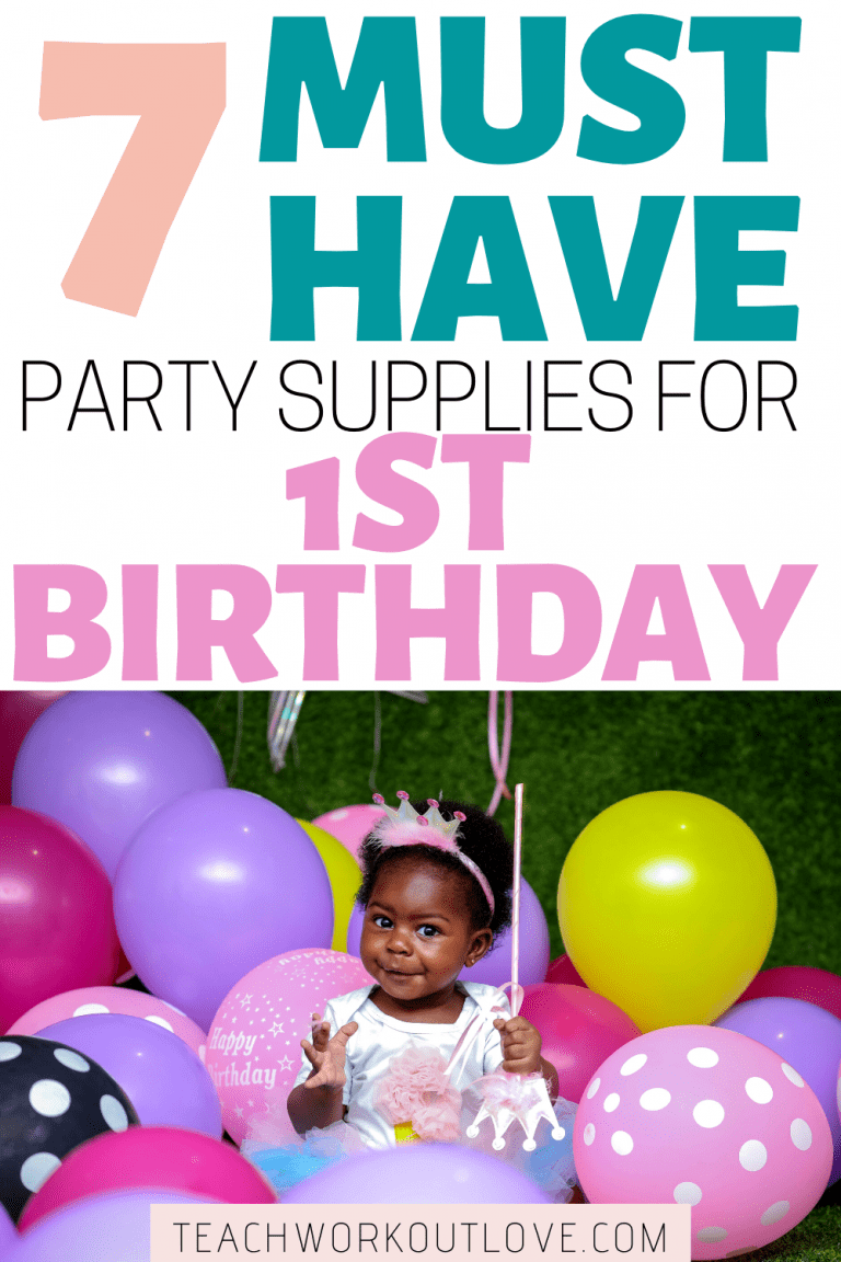 7 Must Have Party Supplies for Kids 1st Birthday TWL Working Moms