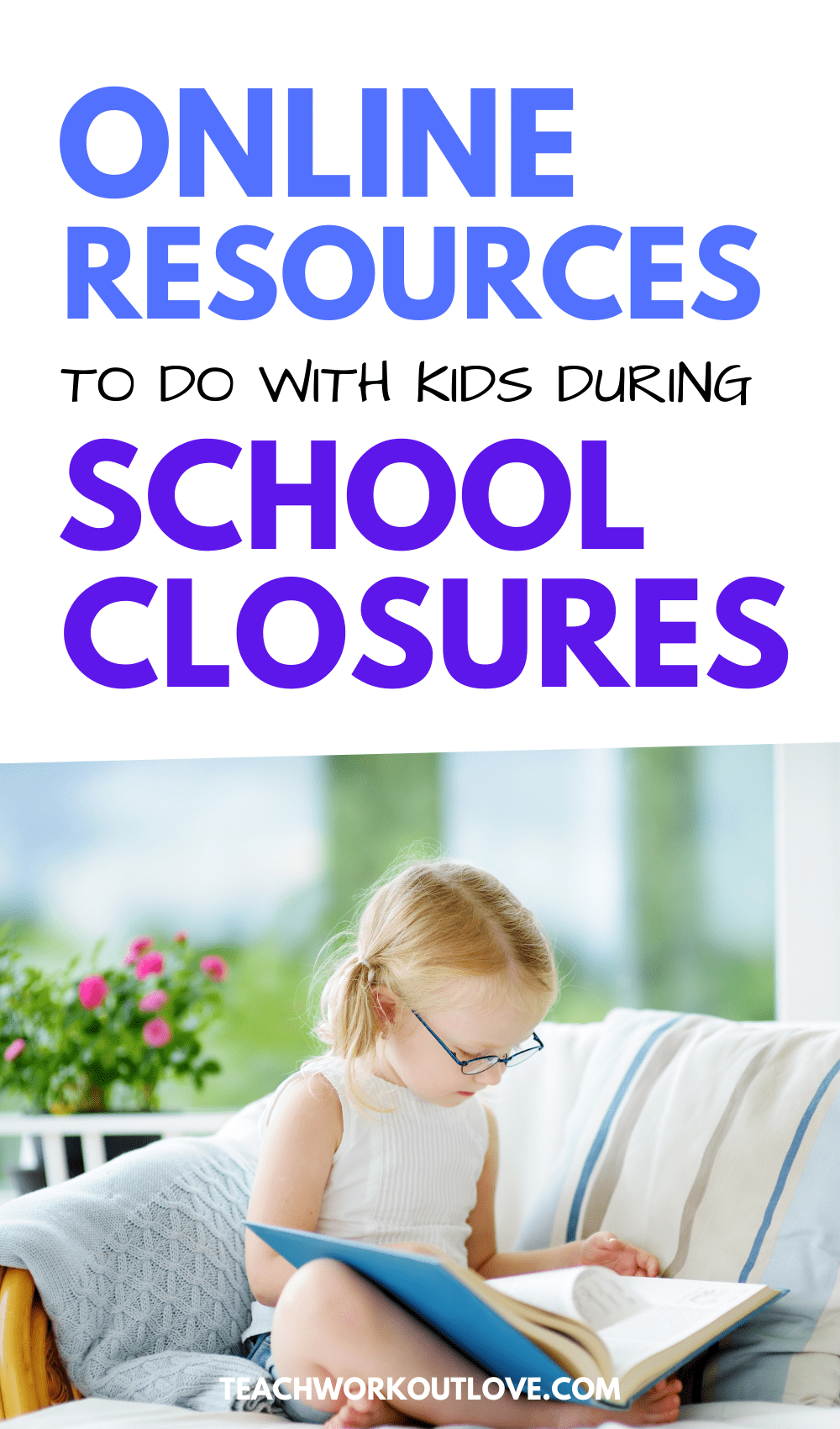 Is your kid's school closed? We created lists of activities & resources for families dealing with school closures + printable daily schedule.