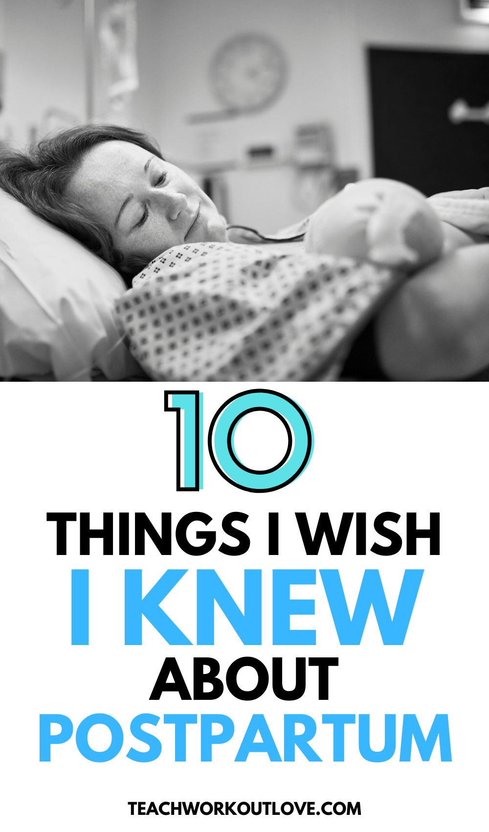 Postpartum times are not an easy time for mamas. Here's 10 things I wish I knew about postpartum that I would tell my pregnant self.