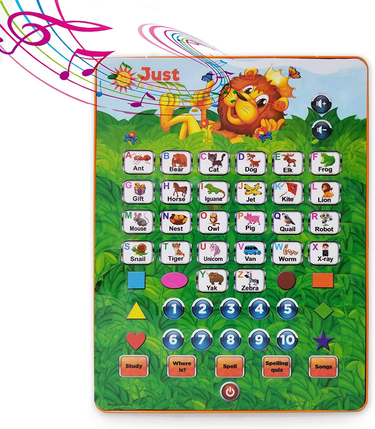 abc tablet from just smarty interactive educational toys 
