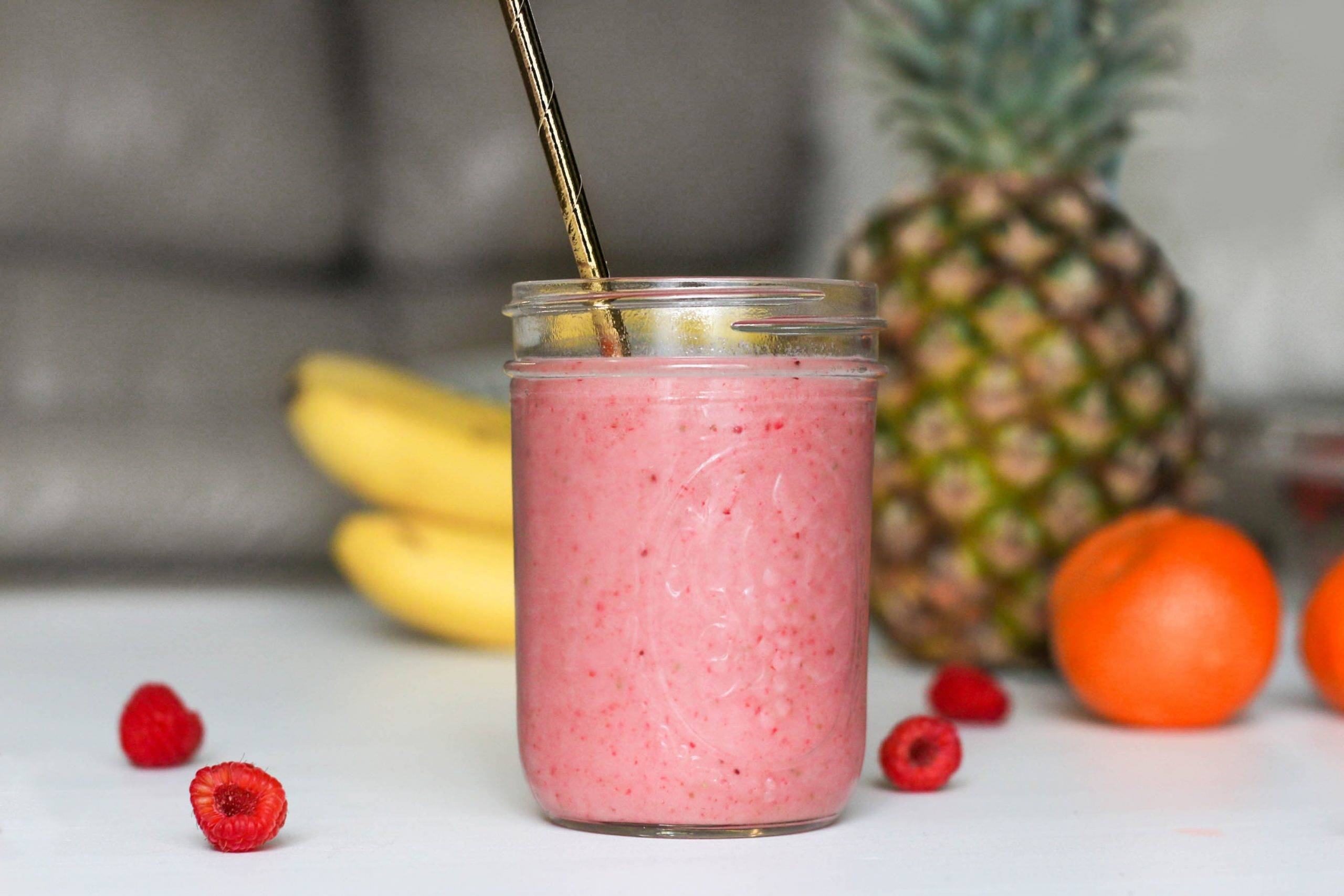 banana smoothie for breakfast
