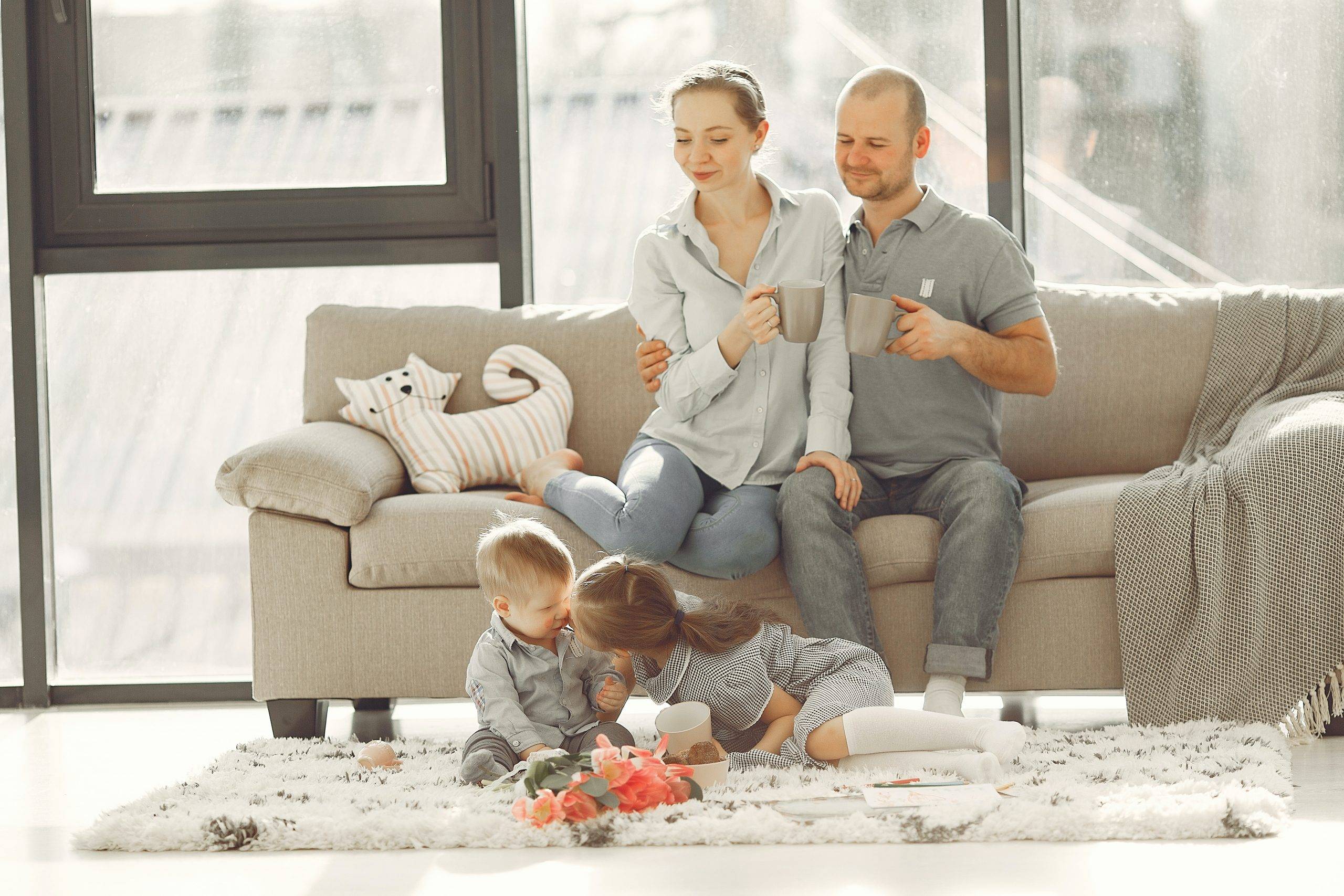 working from home with kids