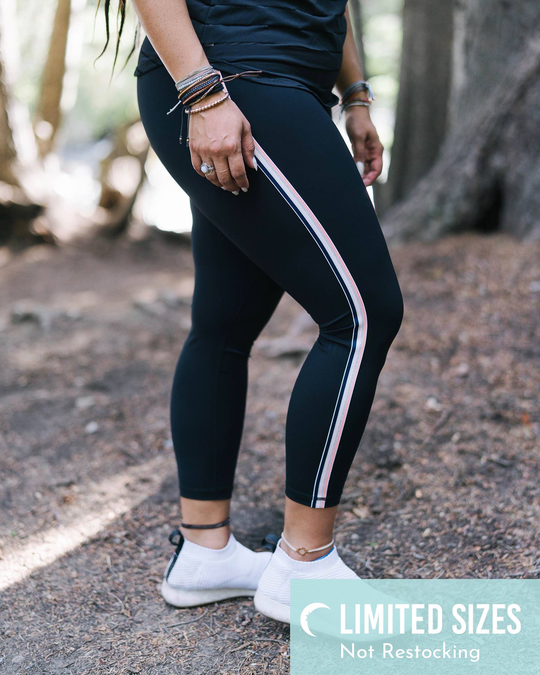 Pink Rainbow Black Luxe Hi-Rise 7/8 24 