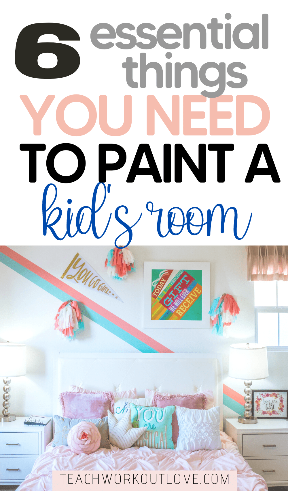 Painting your kid's bedroom probably ranks around number 3 for most exciting events that can happen to a kid. Here's what you need to get started today!