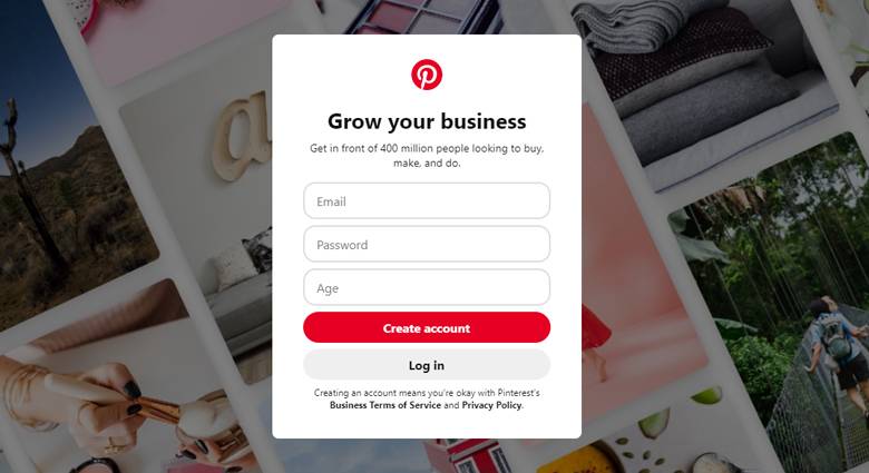 Create a Business Account on Pinterest