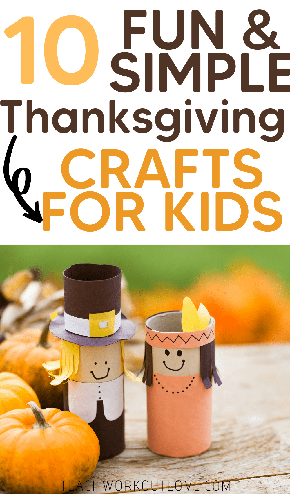 Need some ideas for Thanksgiving crafts for kids? Let's put them on the table and boost their creativity with ten easy and fun crafts.