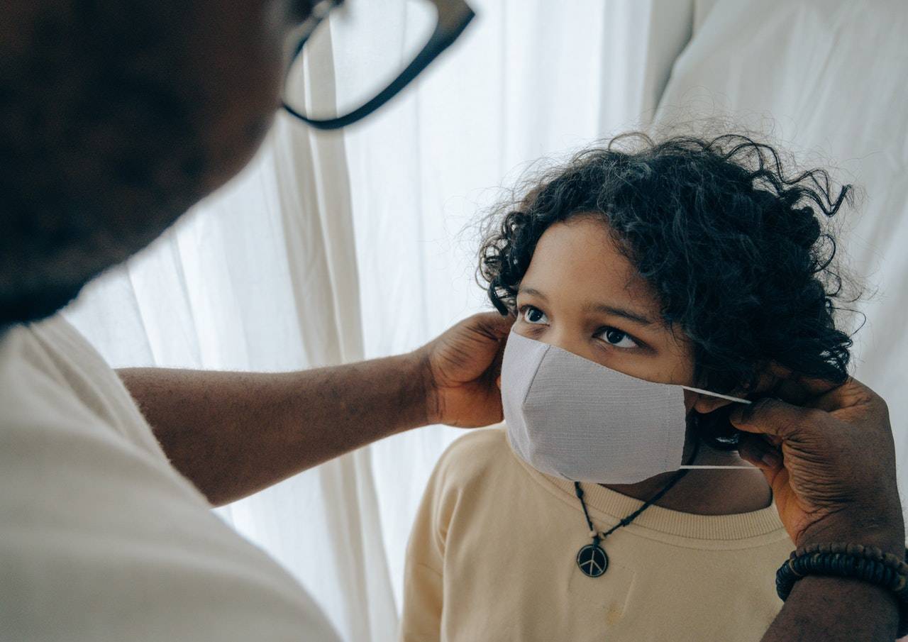 Kids wear mask
