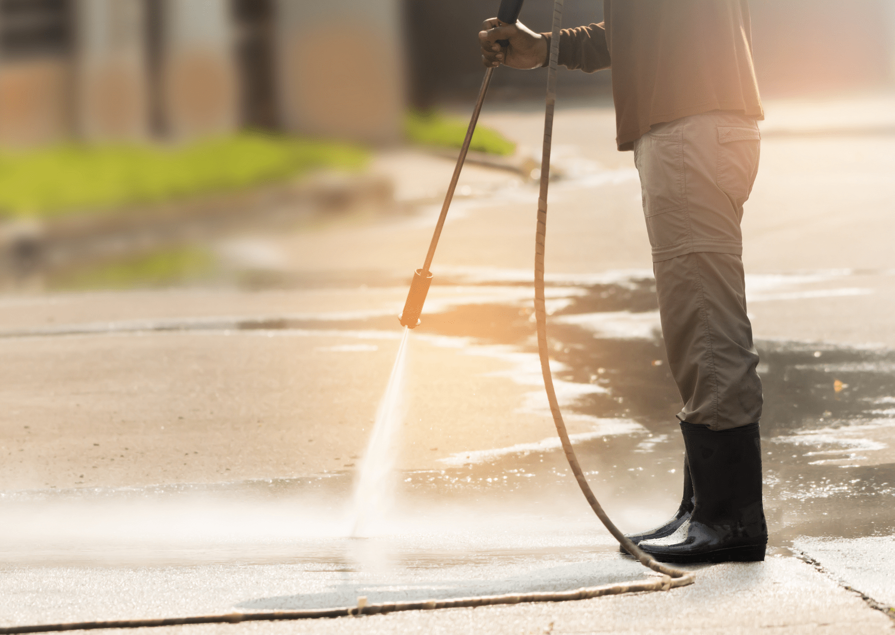 deep cleaning the home