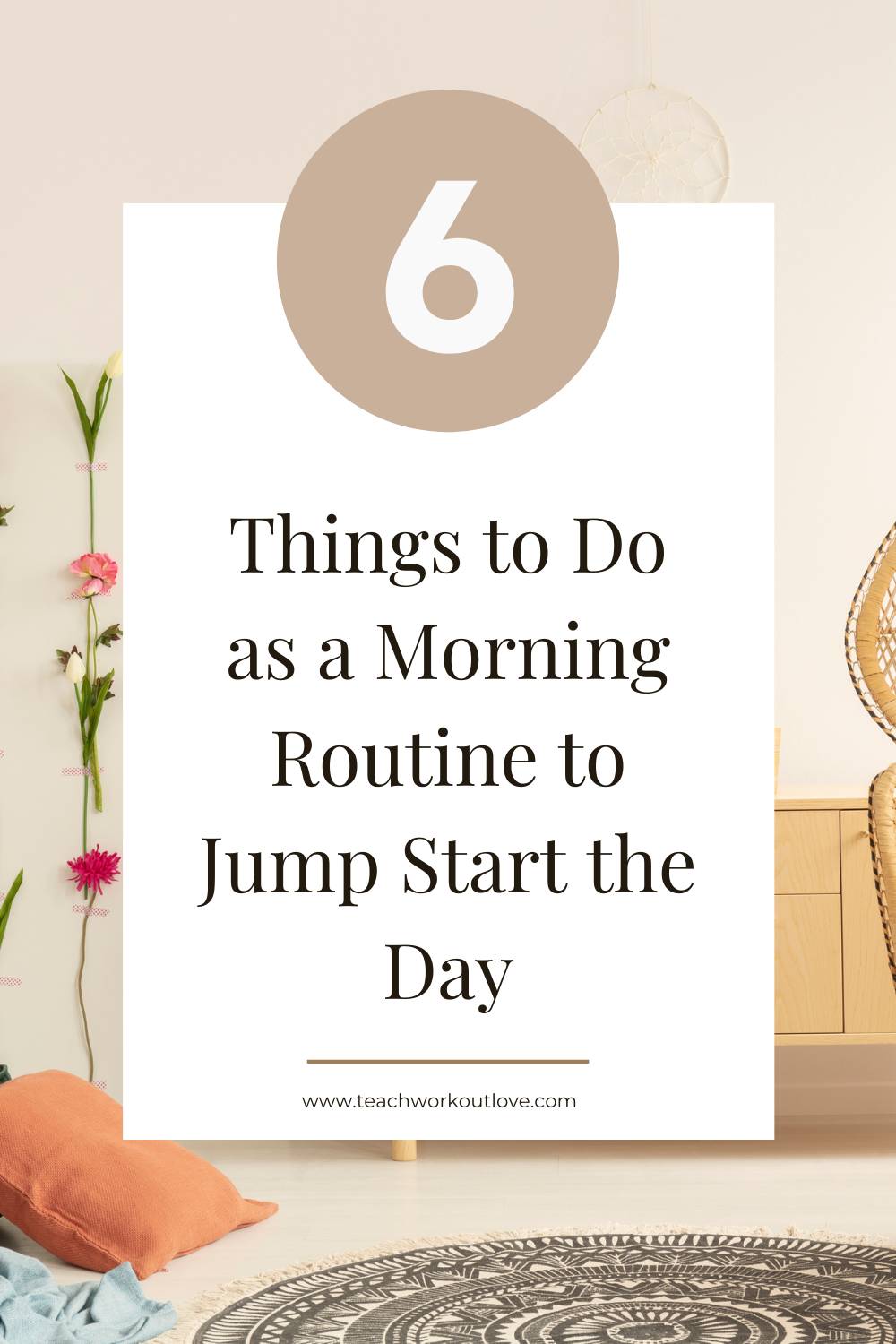 Need a jump start to your day? With these 6 steps, you can begin to change how you do your morning routine and feel good. 
