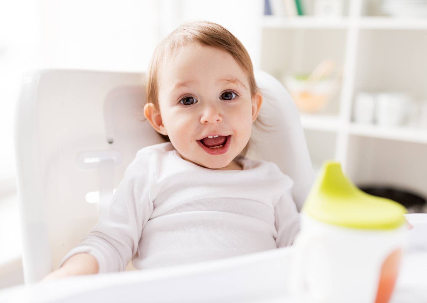 baby in highchair