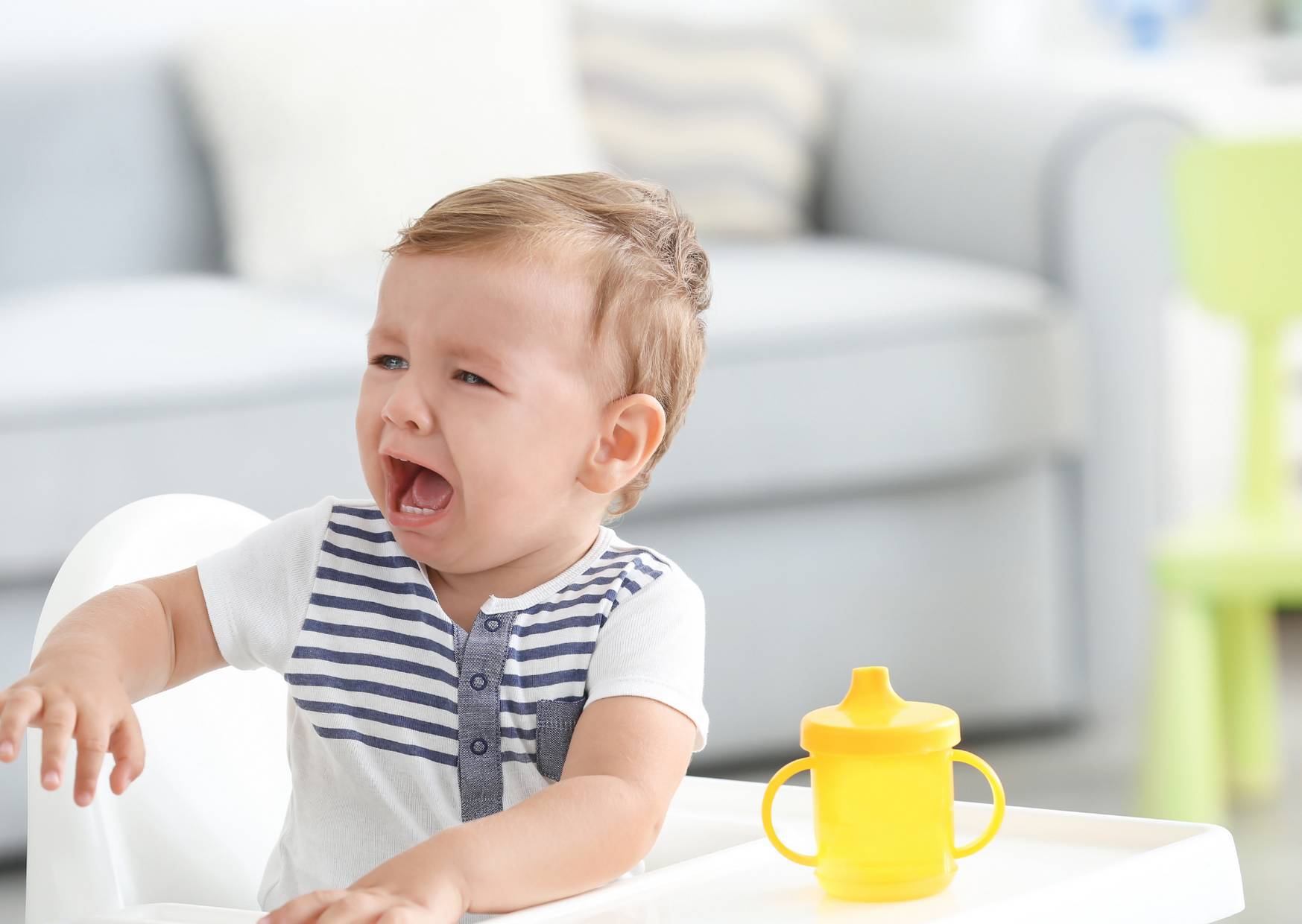 baby in highchair