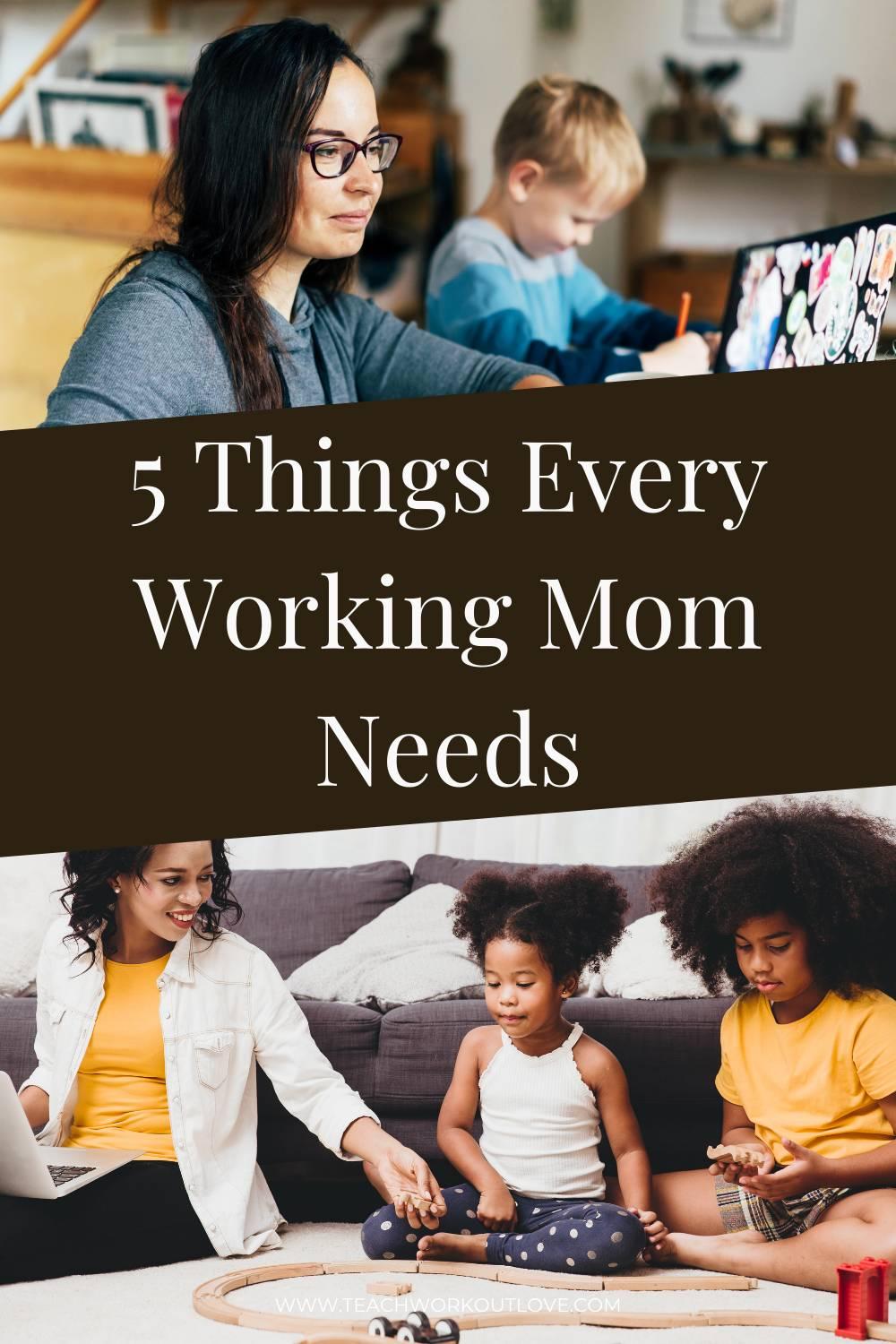 Here's some must-have items for working moms that you can get to make your family to work life even easier.