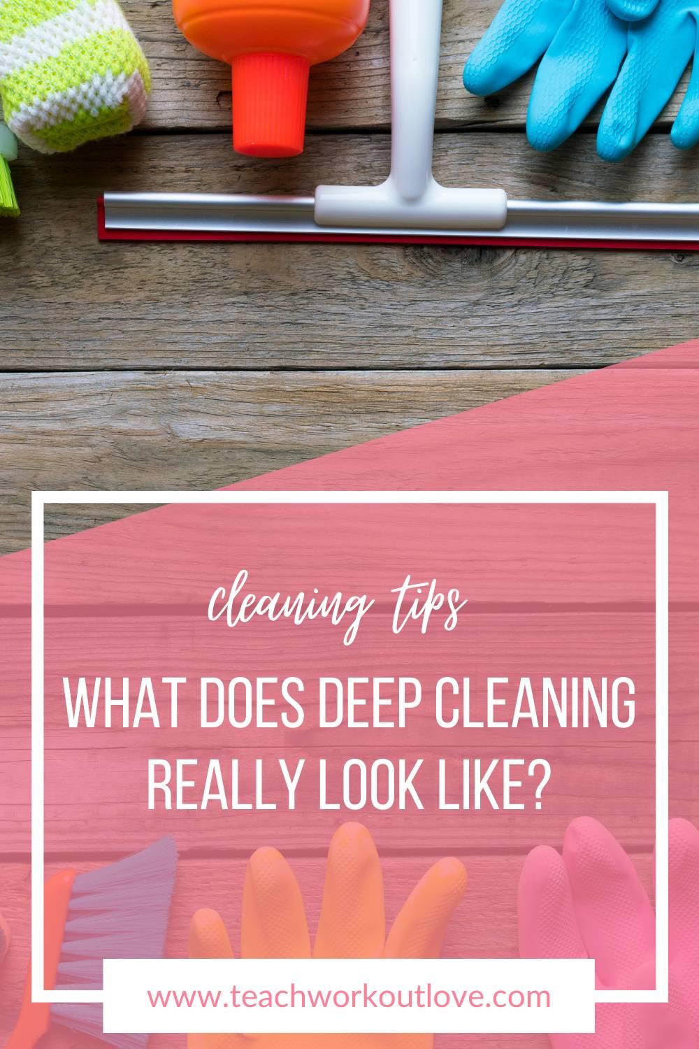 Cleaning your home is a lot of work! But everyone once in a while, your home requires a deep clean. What does that mean? Read on to find out.