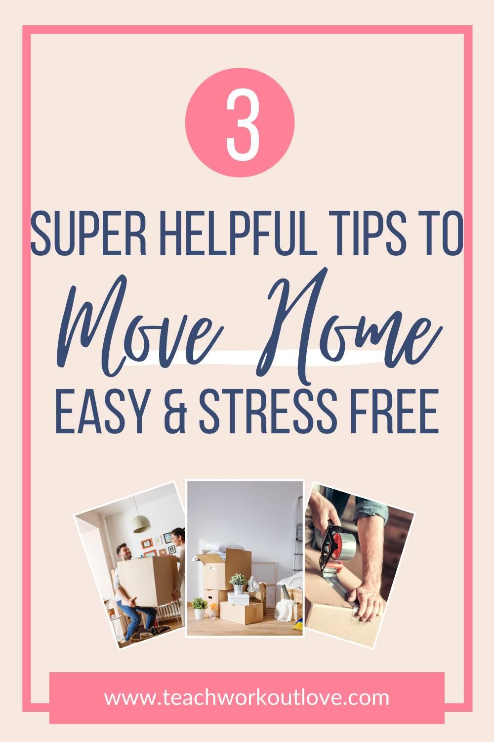 When you’re moving houses, you are sure to feel stress. Moving home can be stressful and emotional but not complicated. Here's how.