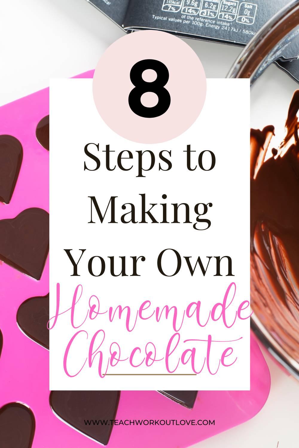 Want to try out a new hobby? Learn how to make homemade chocolate in 8 easy steps. Plus find a chocolate making kit!