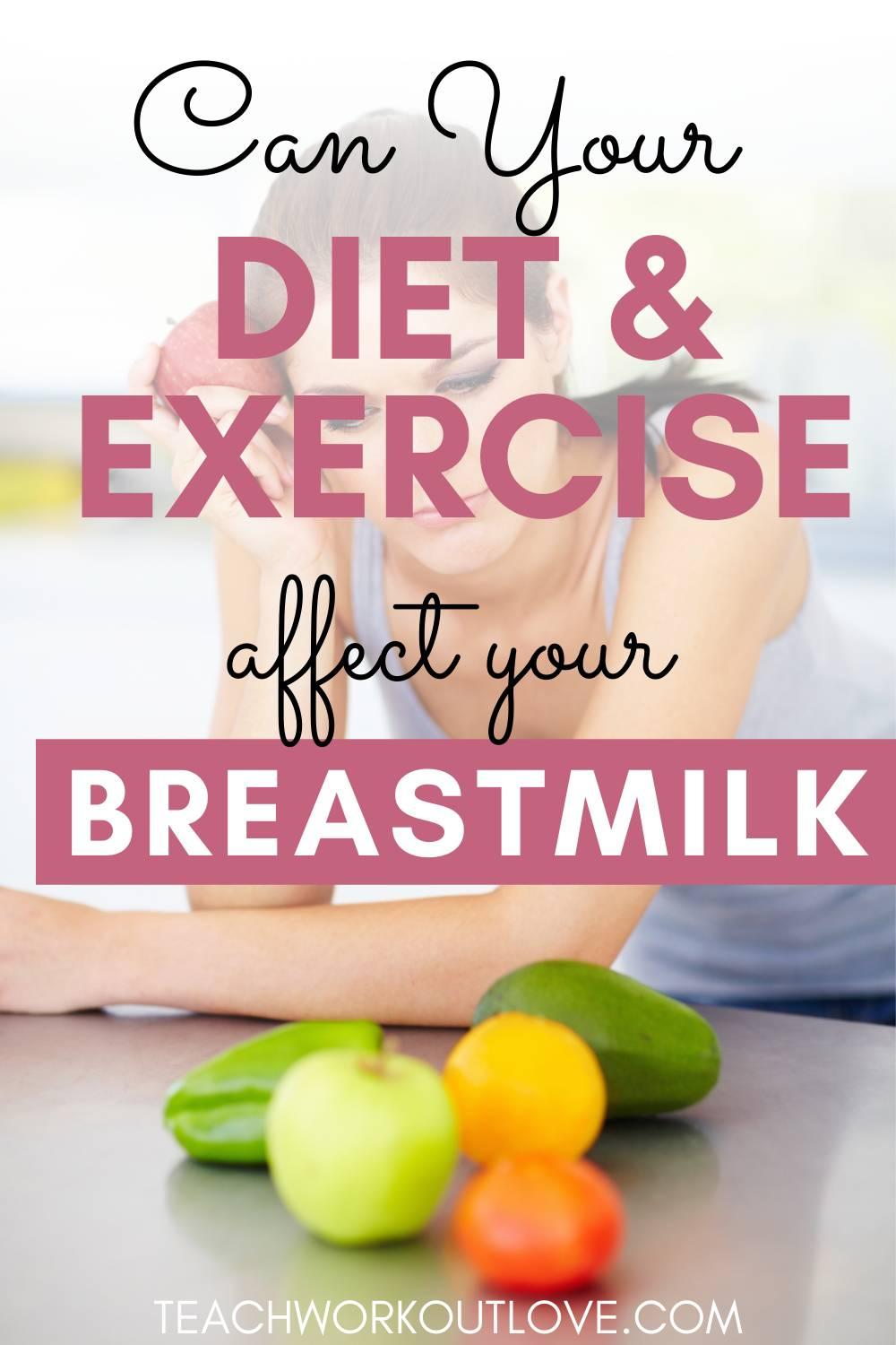 Can a mother’s diet and exercise affect her breastmilk quality? Find out how you can provide the best breastmilk for your little one.