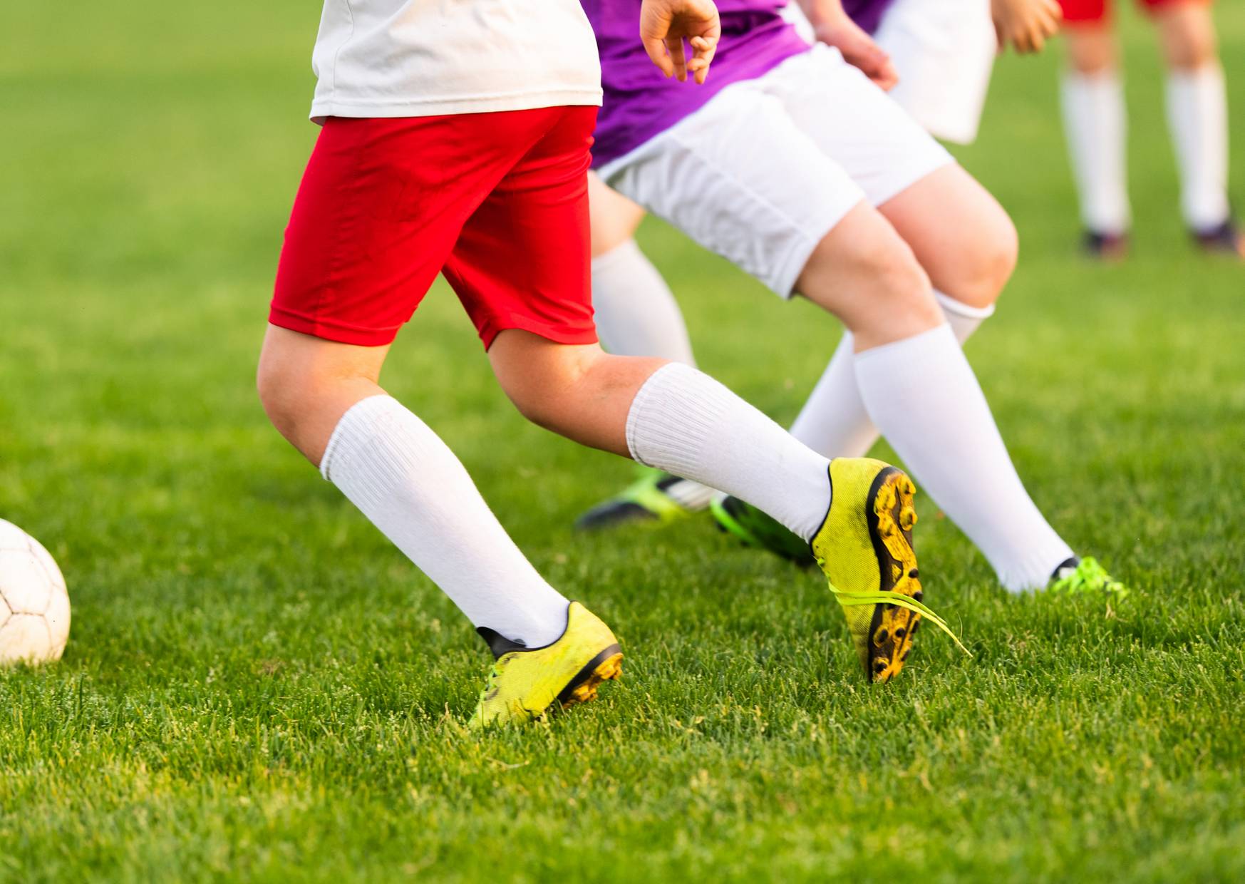 kids playing soccer