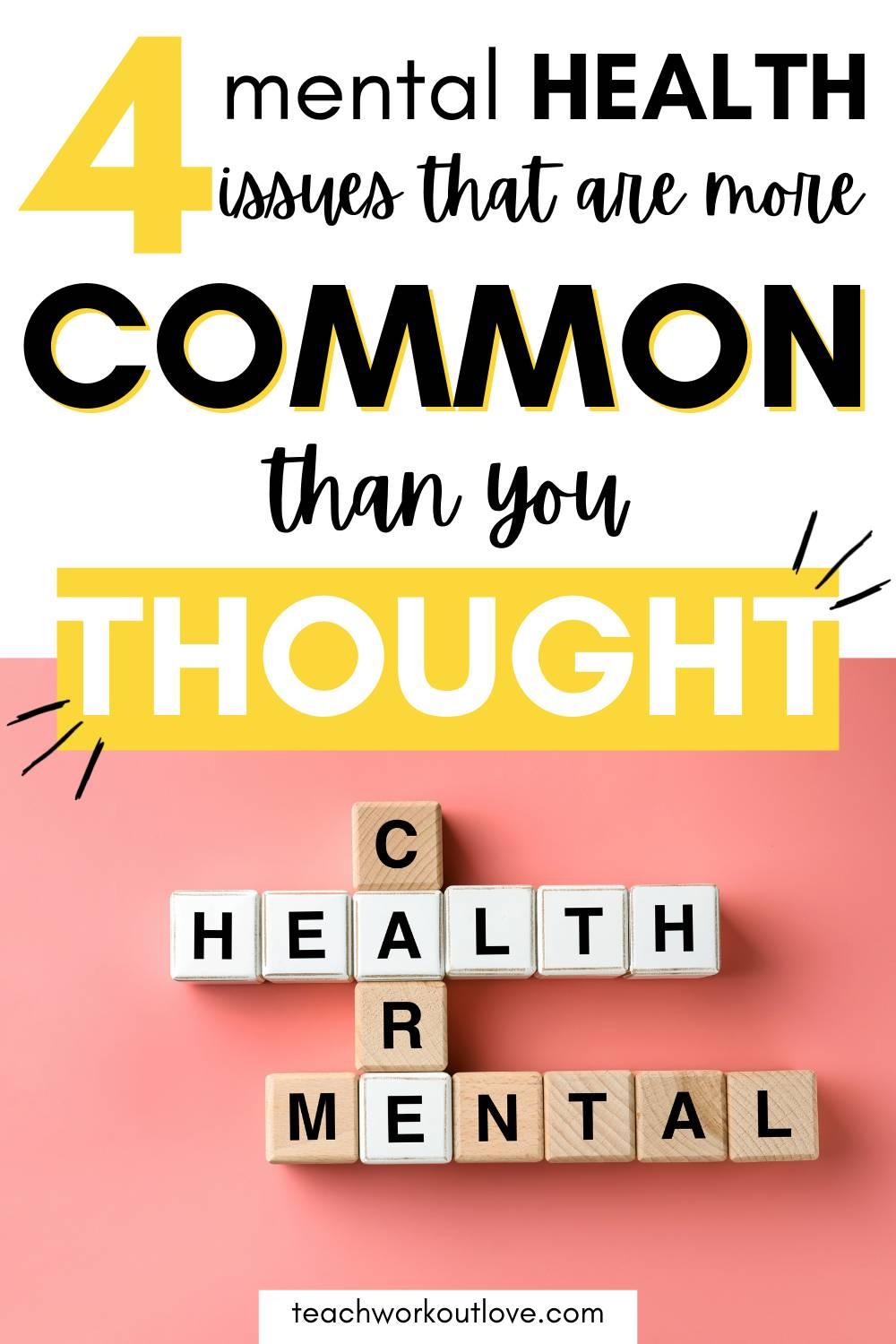 Mental health is still unfortunately seen as a taboo in society today. Here's some conditions that impact millions of people.