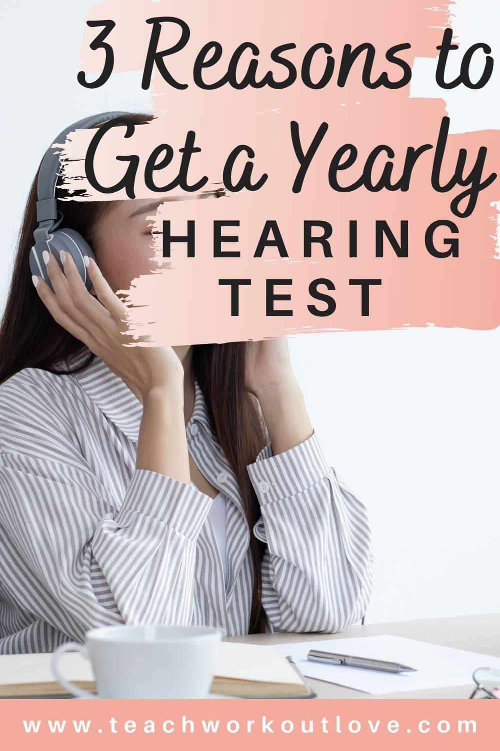 Hearing loss is common with adults and can be caught with a hearing test. Here's 3 Reasons to see a audiologist To Get A Yearly Hearing Test.