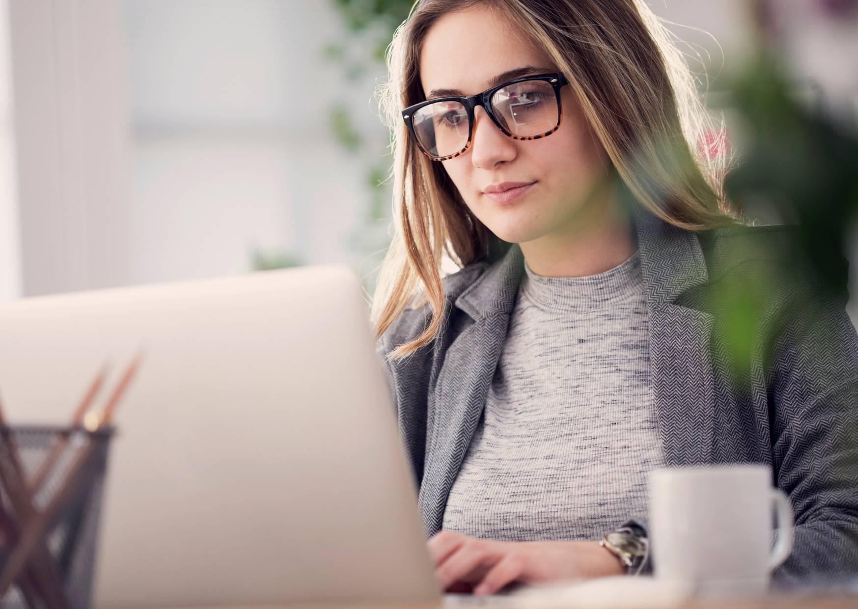 woman owning her own business