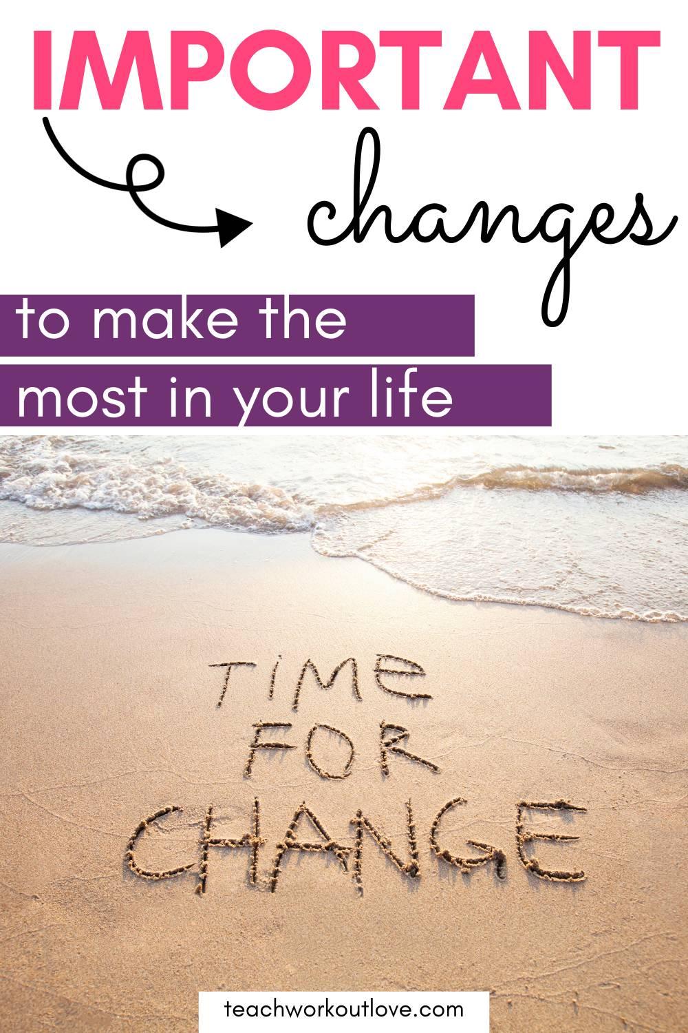 It is important to think about some of the best ways of being able to change your life and take positive steps in the right direction this year.