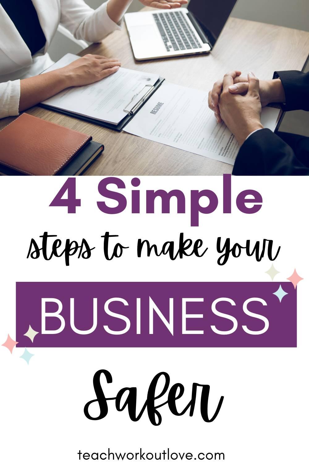 Let’s look at some of the key steps to make your business safer and ensure that you don’t end up in a bad spot. Let’s look at some of the key steps to make your business safer and ensure that you don’t end up in a bad spot.