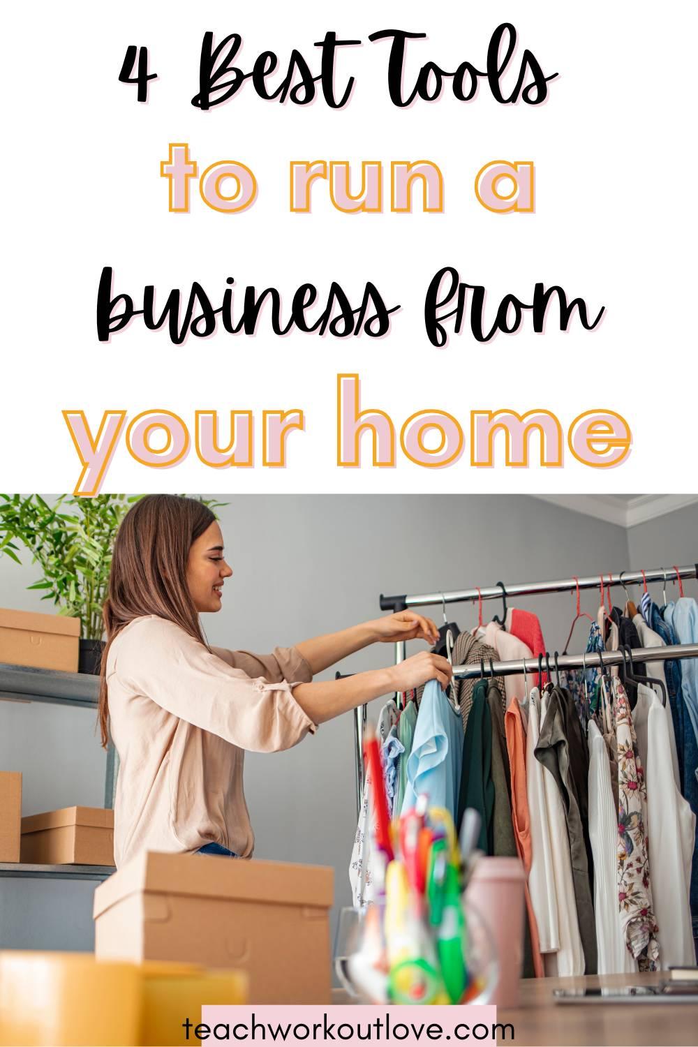 There's many perks to working from home. The good news for those worried about running a home business is that various tools can help you.