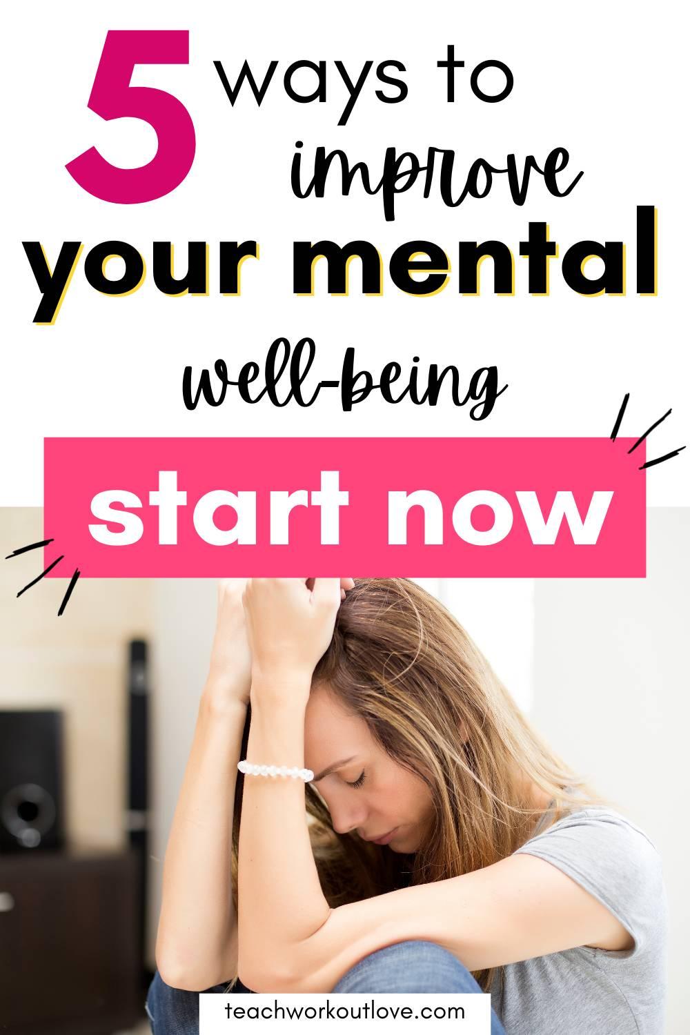 Here's how to work to improve how you feel mentally takes great strength especially when it comes to working your way through depression.