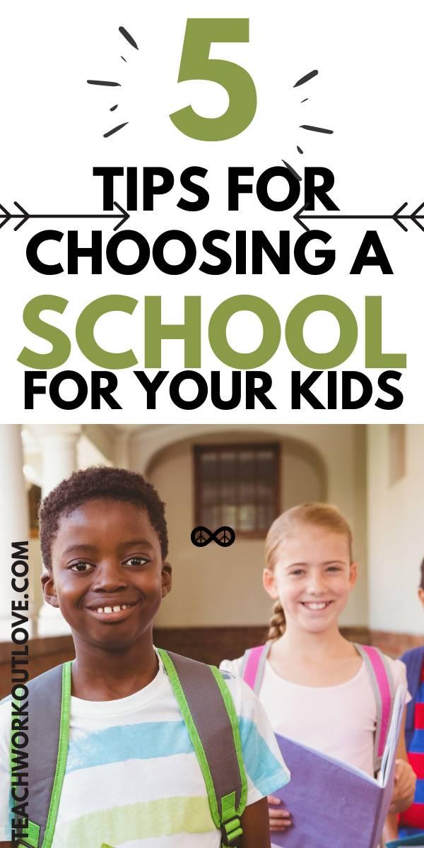 Choosing where your children go to school is a big decision. So here are some tips to consider for when it comes to choosing the right school for your child.