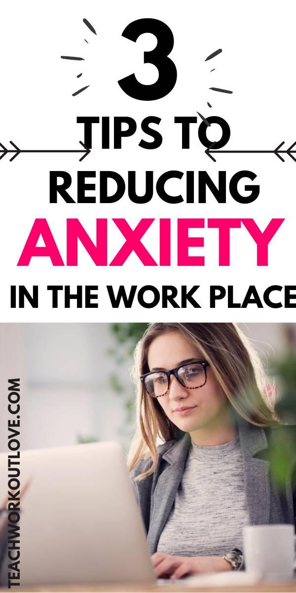 Need some tips on how to reduce anxiety as a working mom? We have some tips on how to reduce anxiety in the work place. 