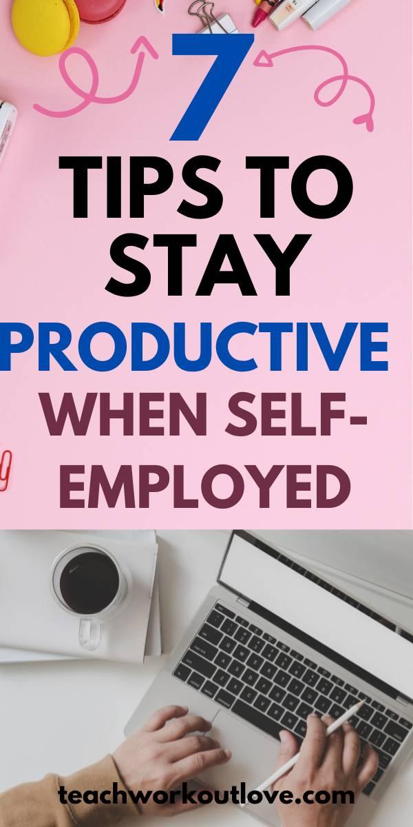 Work habits vary per self-employed person (and their own working hours). You'll probably need to try out a few various approaches before finding one that works for you and your organization. Here are some suggestions for making the most of your working day.