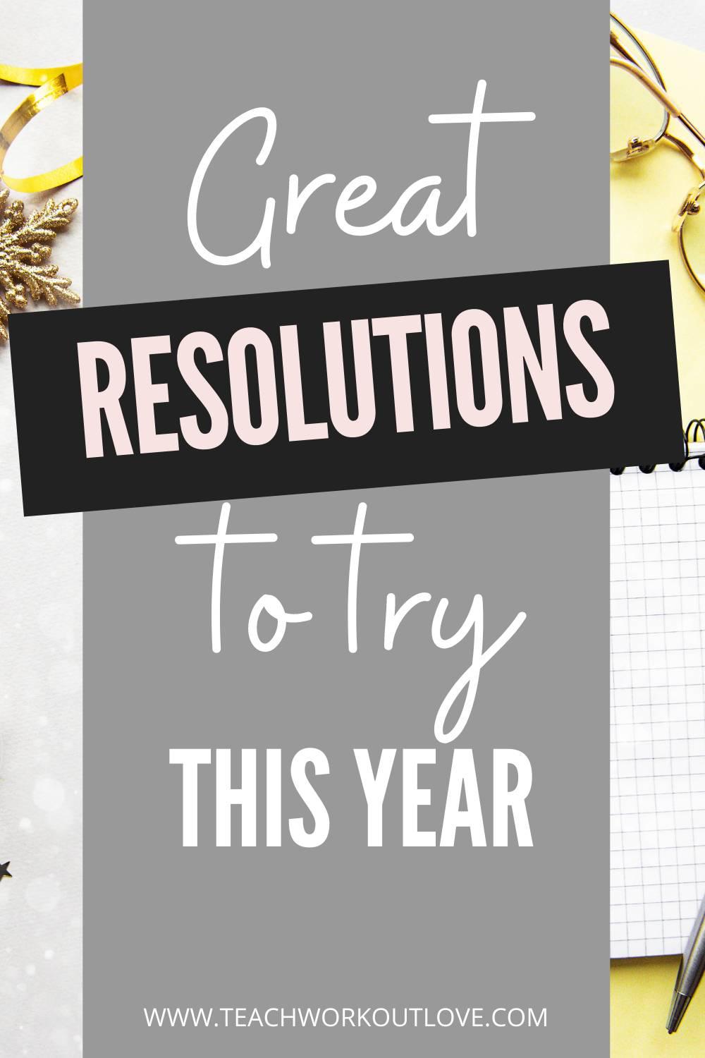 Need new resolution ideas for this year? Here are just a few examples of some more process-focused New Year's resolutions to try out.