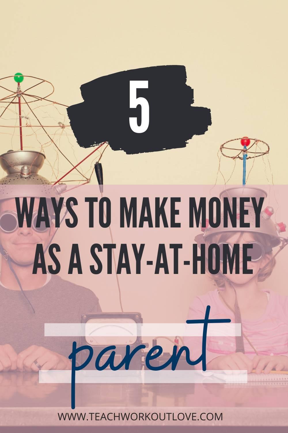 Below are 5 amazing ways you can earn money and sort your finances without sacrificing time at home with your little ones.