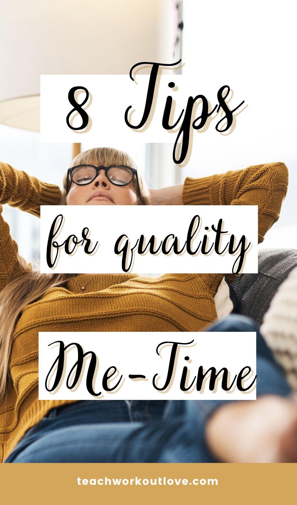 Getting quality me-time can be difficult for busy moms. There’s so much to do in a day, from work to household chores to childcare. But taking care of yourself is so important and should not be left on the back burner. You might need help from others, whether for extra childcare to give yourself some time off or someone to talk through the daily stressors of busy family life. 