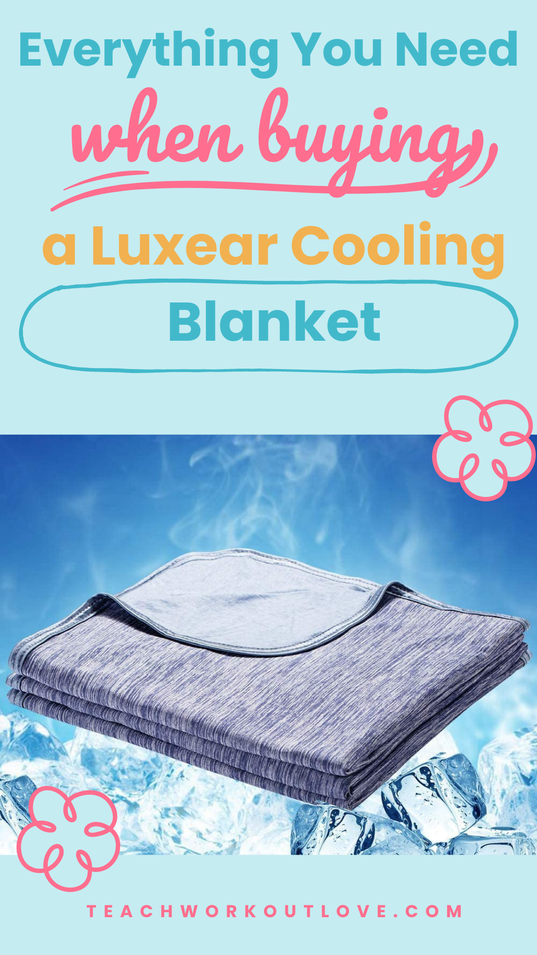 A weighted cooling blanket uses cooling technology to make hot sleepers comfortable throughout the night while providing the same advantages as a standard weighted blanket.