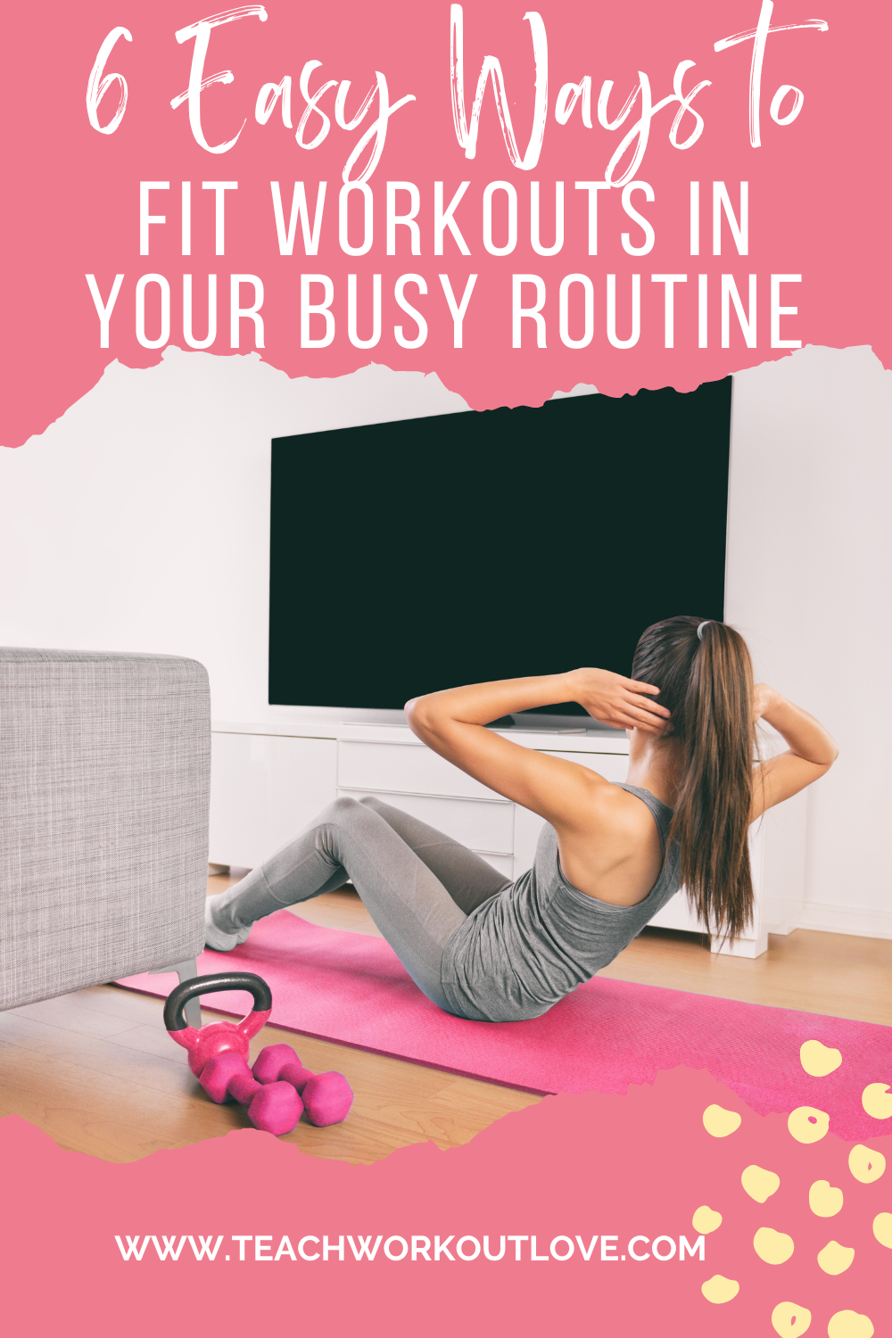 Being a busy working mom, it is hard to fit a workout into your routine! Here are some practical ways to fit exercise into your busy schedule for lasting results.