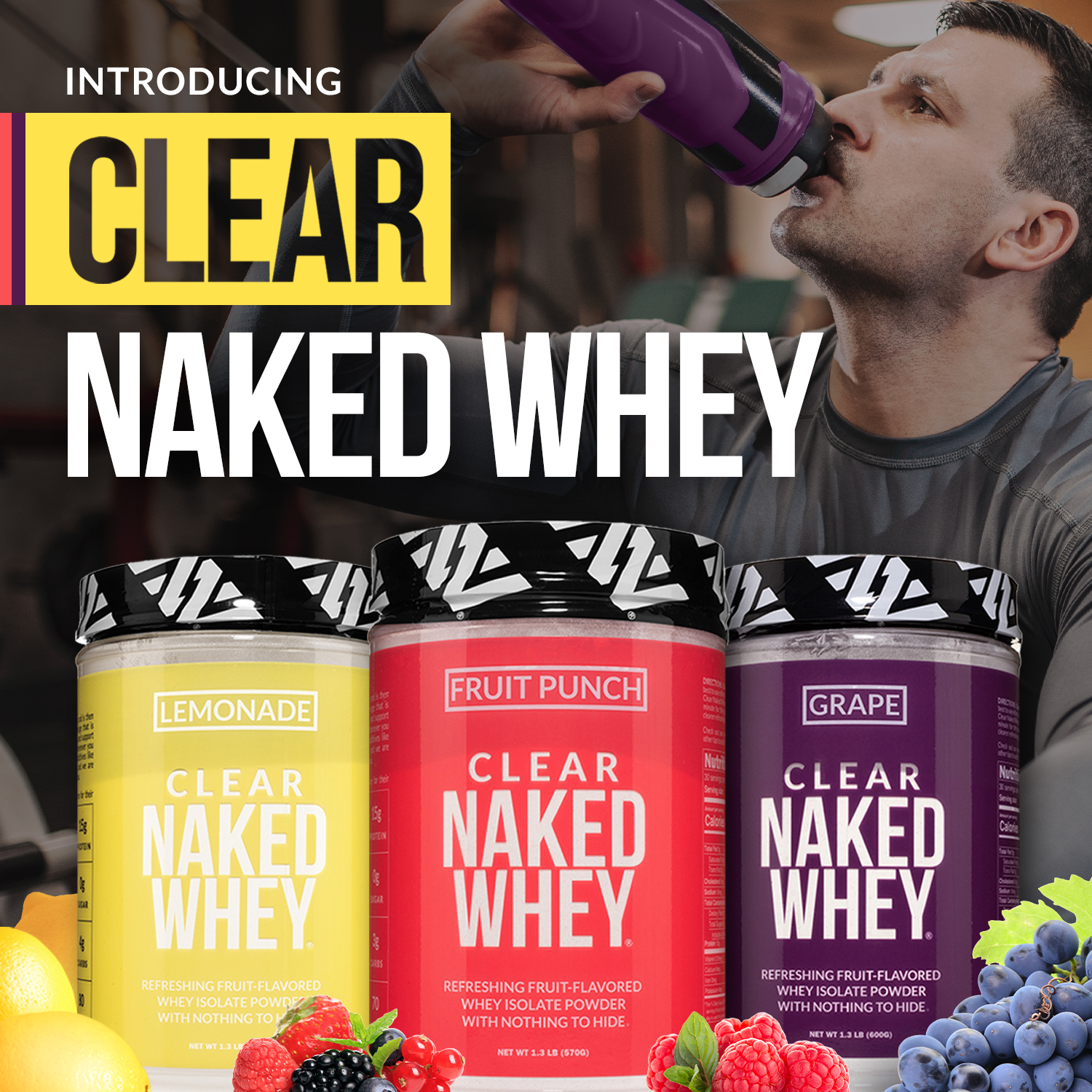 clear naked whey proteinv