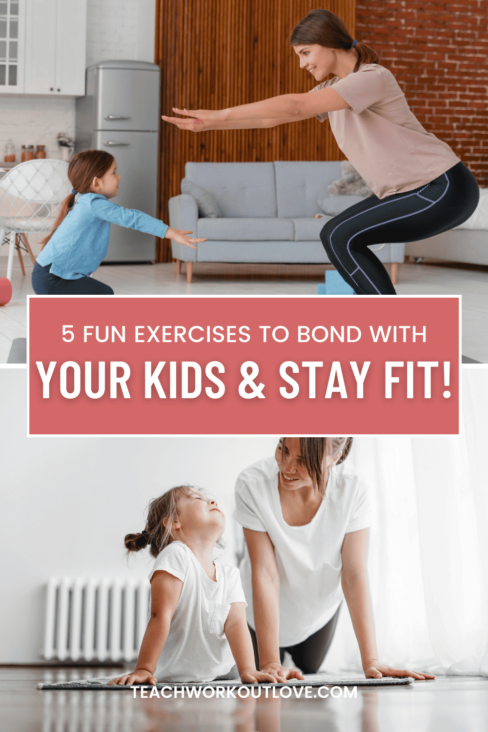 Get your kids moving and stay fit with these 5 fun exercises that parents can do with their children! From yoga poses to strength training drills, bond with your kids while staying healthy.