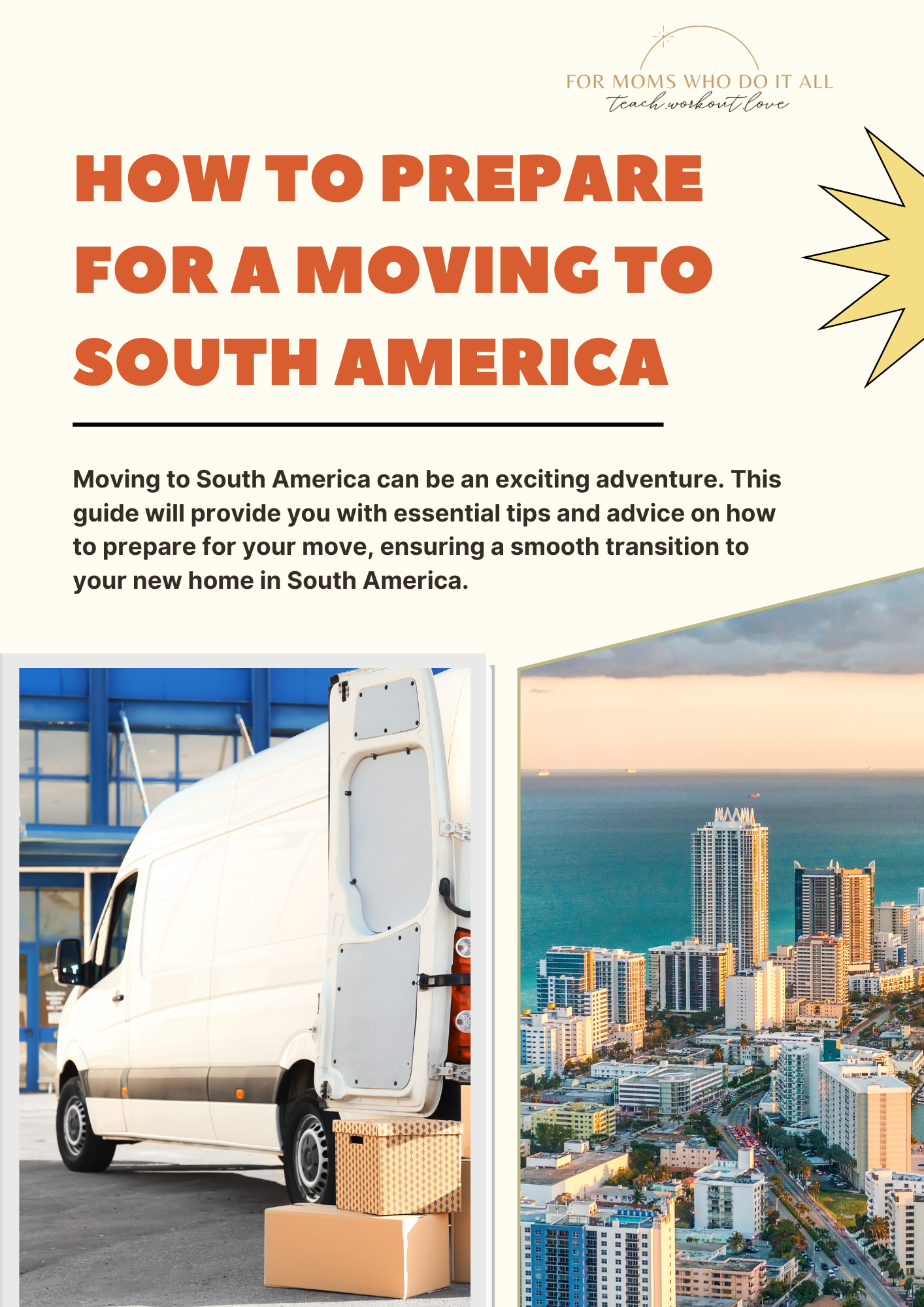 How to Prepare for a Moving to South America