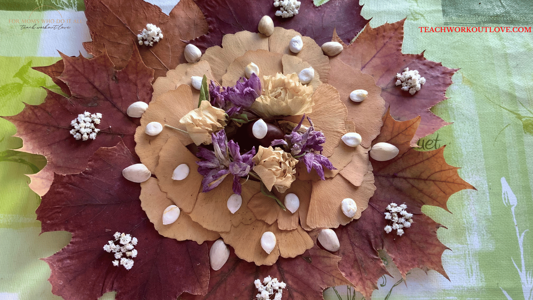 Nature Mandalas one of the best summer art activities | TWL