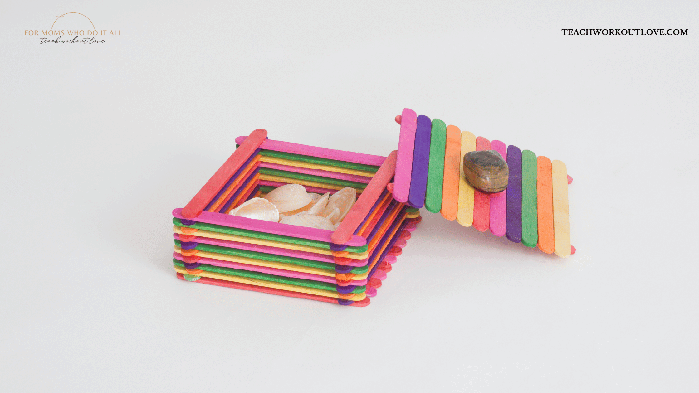Popsicle Stick Art best summer art activities | TWL